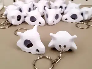 Cubone skull - Keychain