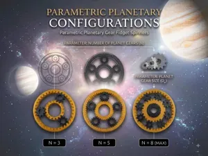 Parametric Planetary Fidget Gear