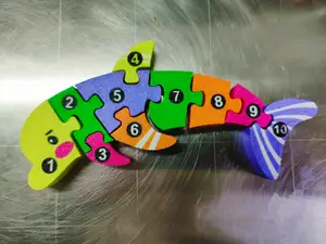 Montessori - Puzzle Dolphin