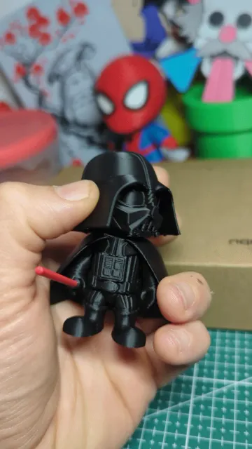 Rotating head Mini Darth Vader Figurine (Chibi) — Image 2 of 5