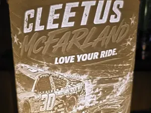 Cleetus Mcfarland 3 Nascars ARCA Lamp Shade