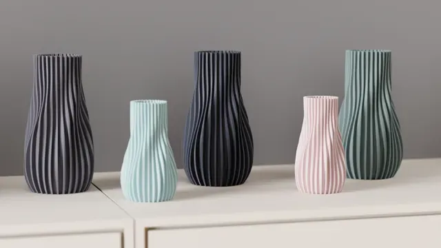 Vase. Modern Flowing Sculptural Vase — Image 14 of 17