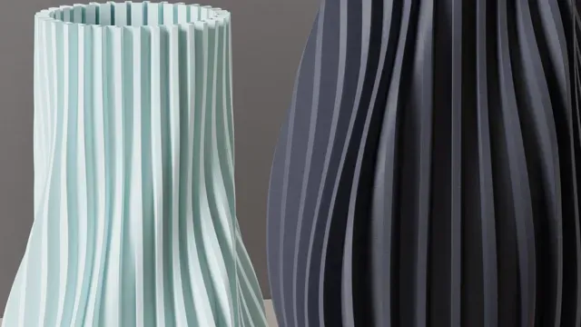Vase. Modern Flowing Sculptural Vase — Image 16 of 17