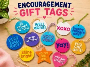 Encouragement Gift Tags | Keyrings | Bag Tags
