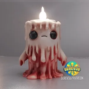 Cute Melted Candle Holder - SEREV3d