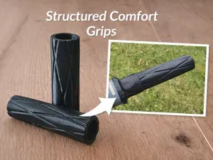 Structured Comfort Bike Grips for 22 mm Handlebars