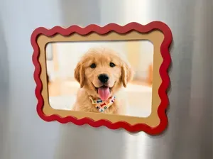 Wavy Picture Frame Magnet - 10x15cm