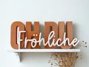 00108 Schriftzug Oh Du Fröhliche