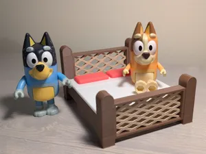 Bluey - Bandit and Chilli Bed (Miniature/Model)