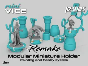 miniVICE X2-Series - Modular mini painting handle