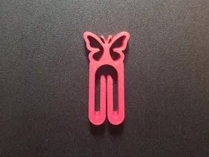 Mini clip per sacchetti con farfalla