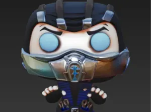 Sub-Zero – Funko Pop Style 3D Model Mortal Kombat