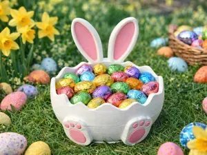 Bunny Egg Bowl – Easter Treat Holder