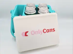Mobile cans cooler - refrigerator