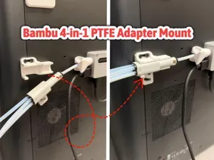 Bambu 4-in-1 PTFE Adapter Mount for P1S P1P X1C