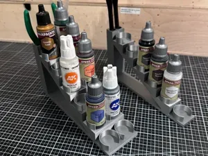 Vallejo Paint Holder - 1x6 & 2x6 (Fits IKEA Moppe)
