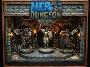 HERO DUNGEON TIELFING GUERRIERO MAGO PALADINO