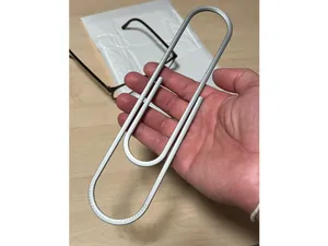 Giant Paperclip (Printer calibration tool)