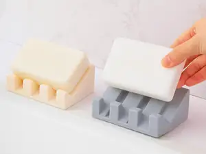 Sloped Soap Holder–Quick Drain Anti-Slip Soap Dish
