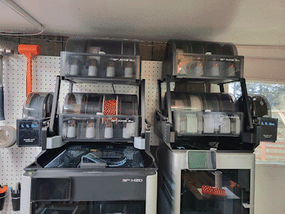 V2.2 AMS Lift Rack For P2/X2 X1/P1 H2 AMS 1, 2, HT
