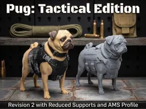 Pug Patrol - Tactical Pug Dog