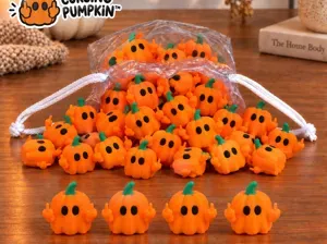 Cute Mini Pumpkin Ghost - Halloween
