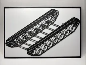 Kampfpanzer Leopard 2 - Chain Drive - Blueprint