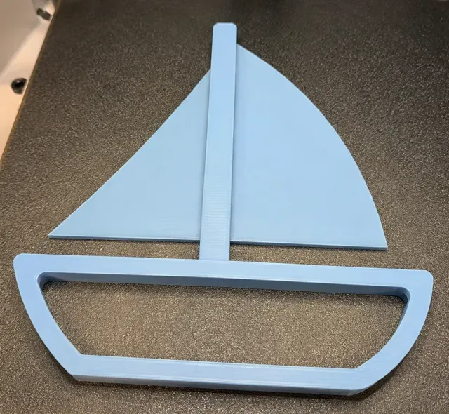 Sailboat Display Shelf – Nautical Kids Room Decor — Image 6 of 6