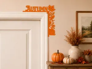 Autumn Pumpkin Door Corner – Fall Decor