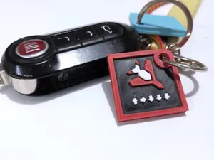 Helldivers Stratagem Keychain 500kgBomb Deployment