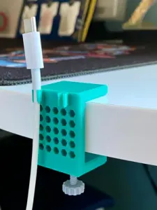 Mini fermacavi da tavolo per cavi
