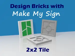 Tile 2x2 - Make own Bricks