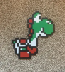 8bit Yoshi Wall Art
