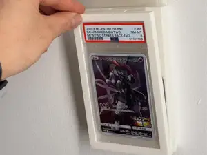 PSA Slab Wall Display: Easy Swap, Push Pin Mount