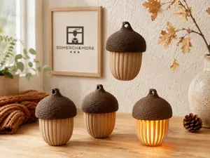 Mini Acorn Lantern | Autumn Decoration