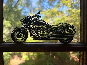 Suzuki Boulevard M109R Motorcycle Silhouette