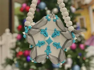 Snowflake Bag~ Fully Functional Xmas Purse