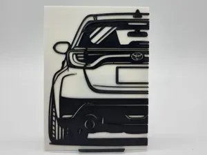 2D Wall Art Toyota Yaris 2020 GR