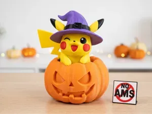 Cute Halloween Pikachu