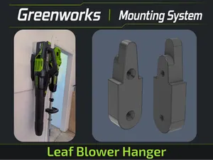 Greenworks Leaf Blower Hanger | Wall Mount