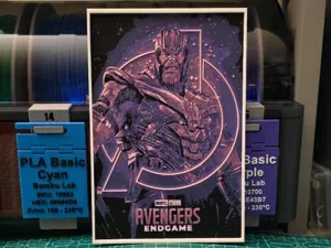 Avengers: Endgame Movie Poster - Hueforge Art