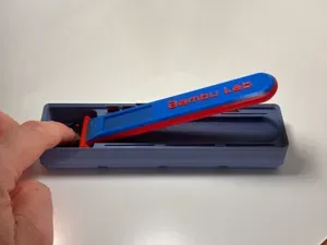 Gridfinity scraper holder for drawers