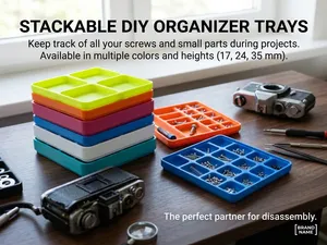 Stackable Trays - Organizer for Workshop & Repair