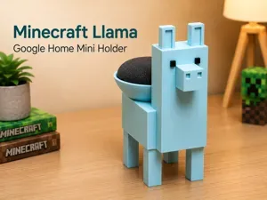 Minecraft Llama Google Home Mini Holder