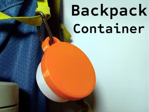 Backpack Container. Bait Box / Beach storage 70mm