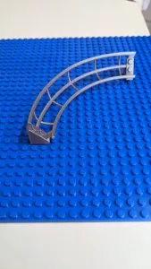 Brick Roller Coaster Banked Turn Track