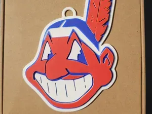 CLEVELAND INDIANS 3D Logo 180mm series