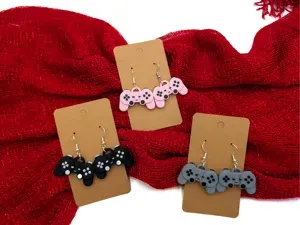Video Game Controller Earrings, Keychain or Charm