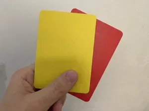 Soccer Red / Yellow Card (FIFA Official Size)