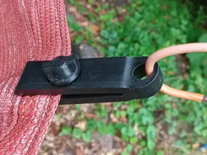Tent clip  with screw